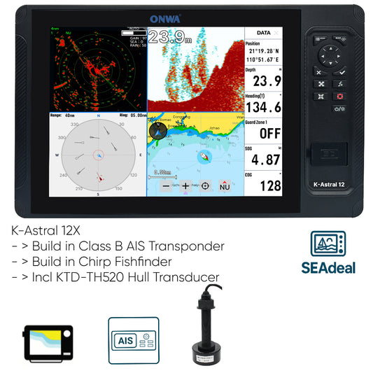 K-Astral 12- with AIS & Depth & Radar option