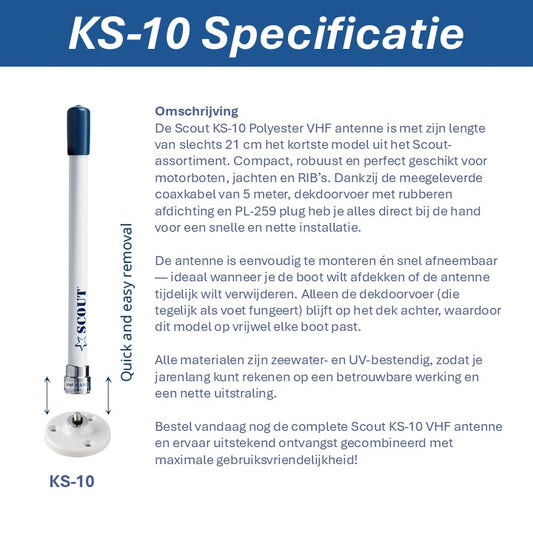 KS 10 AIS Antenna