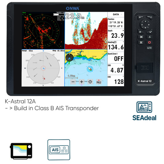 K-Astral 12- with AIS & Depth & Radar option