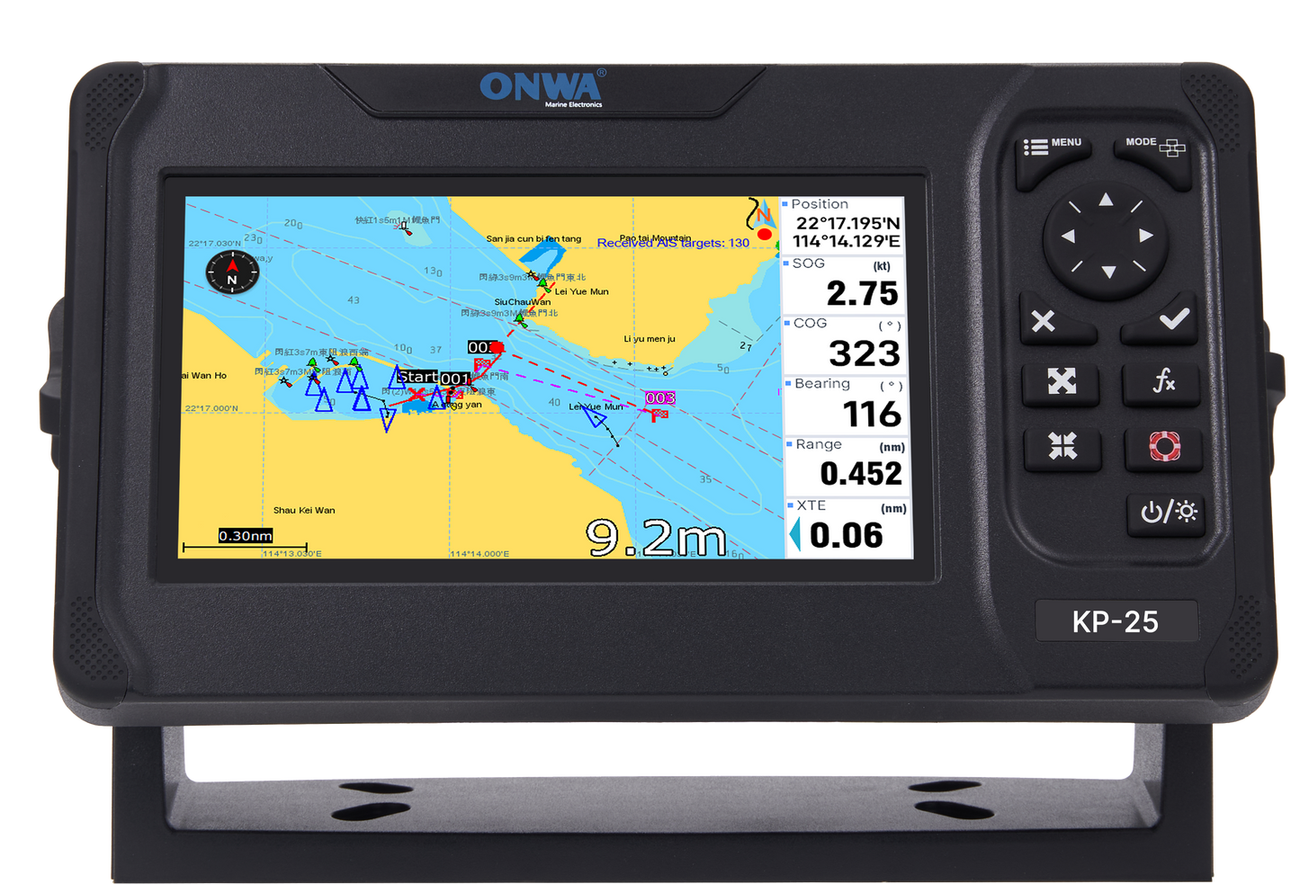 KP-25/27 Kaartplotters - mét GRATIS GPS