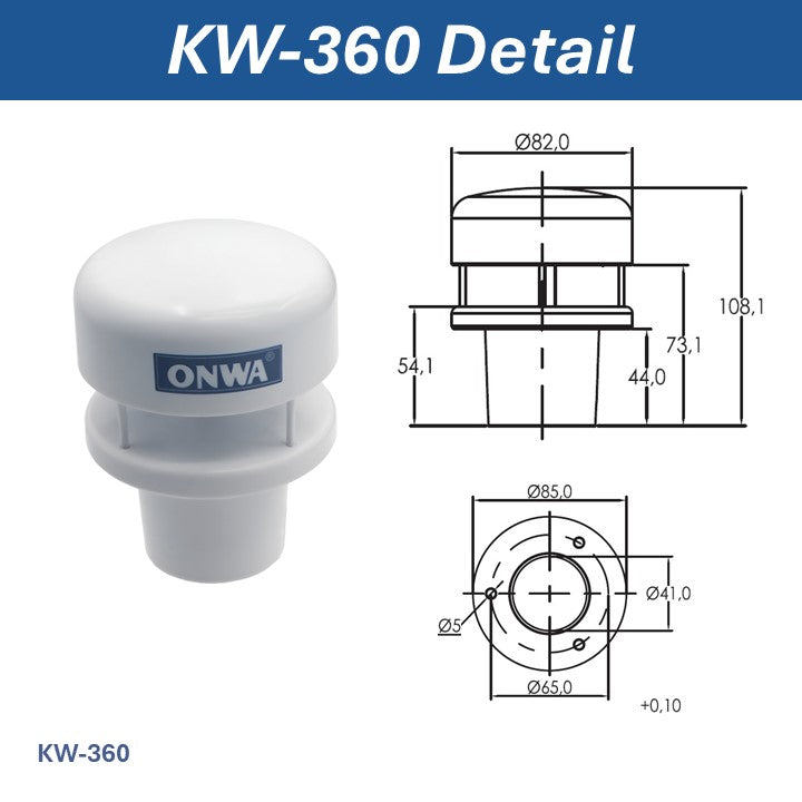 KW-360 Ultrasoon windmeter Anemomenter