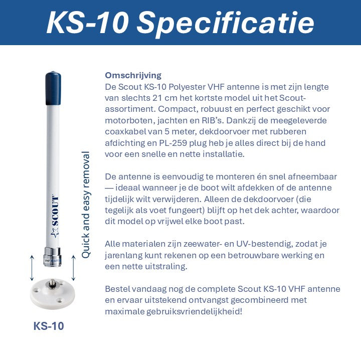 KS 10 AIS Antenne